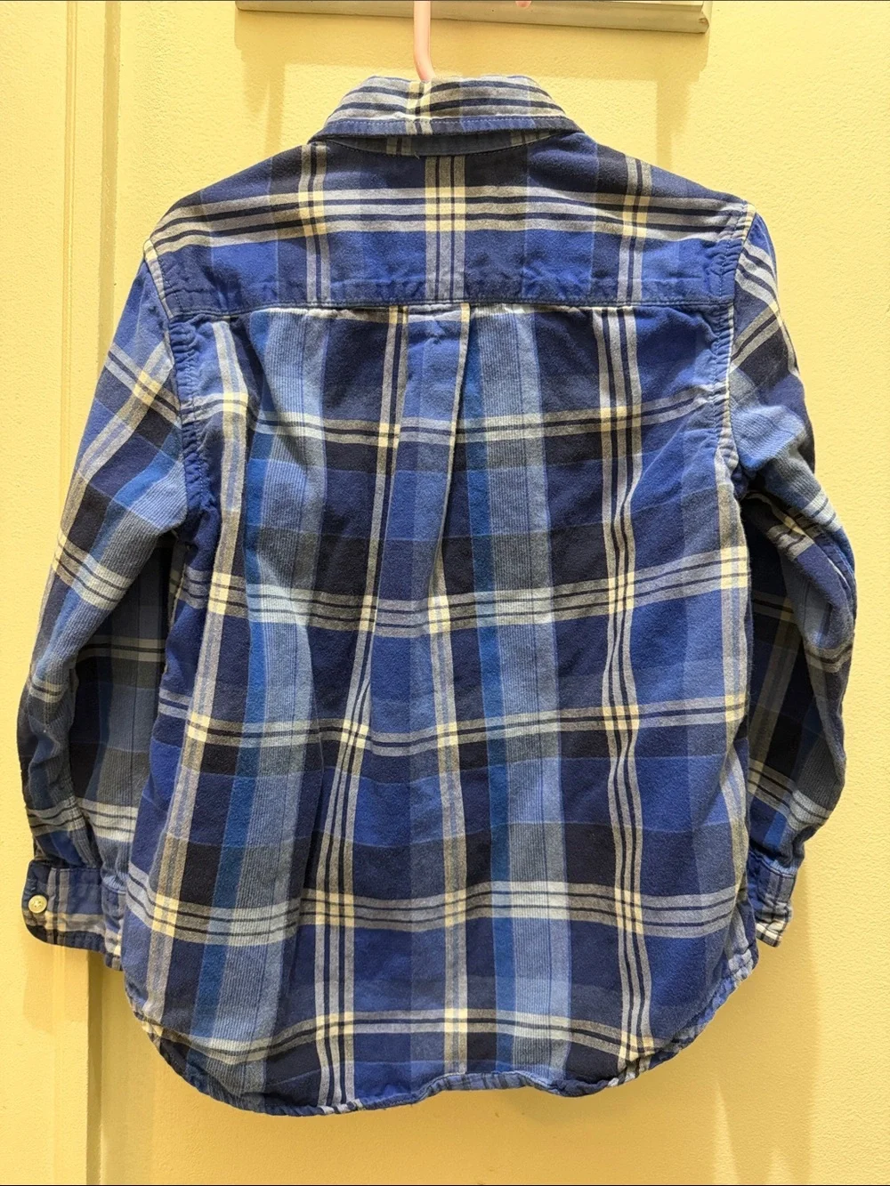 Ralph Lauren Blue Navy and White Plaid Button-Down Shirt